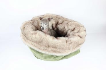 Kuschelhöhle FiouStar Royal Cord Green